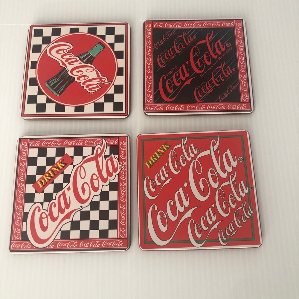 Coca Cola Cup Coasters 4 Pcs.